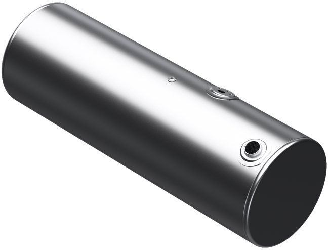 147 Gallons 24.5"D x 72"L - Kenworth Style - Rear Fill Milgrade