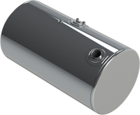 88 Gallons 24.5"D x 43"L - Kenworth Style - Rear Fill Polished