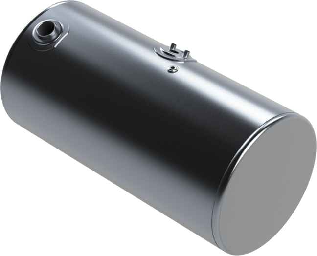 97 Gallons 24.5"D x 47.5"L - Kenworth Style - Rear Fill Milgrade
