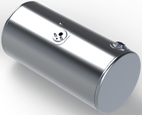 97 Gallons 24.5"D x 47.5"L - Kenworth Style - Rear Fill Milgrade