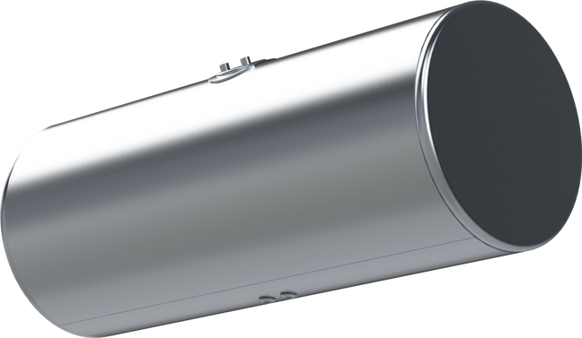 118 Gallons 24.5"D x 58"L - Kenworth Style - Rear Fill Milgrade