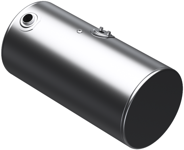 97 Gallons 24.5"D x 47.5"L - Kenworth Style - Rear Fill Milgrade