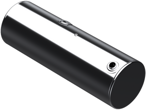 147 Gallons 24.5"D x 72"L - Kenworth Style - Rear Fill Polished