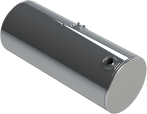 118 Gallons 24.5"D x 58"L - Kenworth Style - Rear Fill Polished