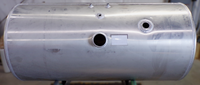 104 Gallons 25.25"D x 48"L - Mack Style - Center Fill Milgrade