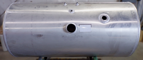 104 Gallons 25.25"D x 48"L - Mack Style - Center Fill Milgrade