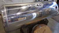 138 Gallons 26"D x 60"L - Peterbilt Style - Rear Fill Polished