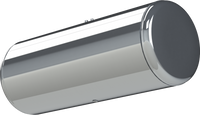 138 Gallons 26"D x 60"L - Peterbilt Style - Rear Fill Polished