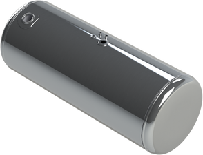 138 Gallons 26"D x 60"L - Peterbilt Style-Rear Fill Polished