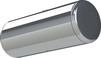 138 Gallons 26"D x 60"L - Peterbilt Style-Rear Fill Polished