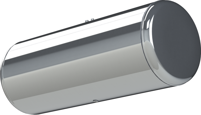 138 Gallons 26"D x 60"L - Peterbilt Style-Rear Fill Polished