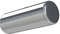 154 Gallons 26"D x 67"L - Peterbilt Style - Rear Fill Polished