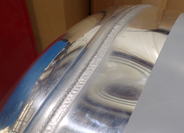 154 Gallons 26"D x 67"L - Peterbilt Style - Rear Fill Polished