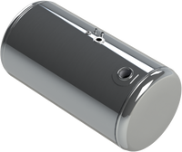  101 Gallons 26"D x 44"L - Peterbilt Style- Rear Fill Polished