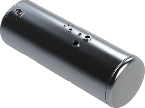 159 Gallons 26"D x 69"L - Peterbilt Style - Rear Fill Milgrade, Split