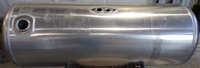138 Gallons 26"D x 60"L - Peterbilt Style - Rear Fill Milgrade
