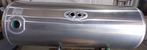 104 Gallons 23"D x 58"L - Peterbilt Style - Rear Fill Milgrade