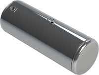 154 Gallons 26"D x 67"L - Peterbilt Style - Rear Fill Polished