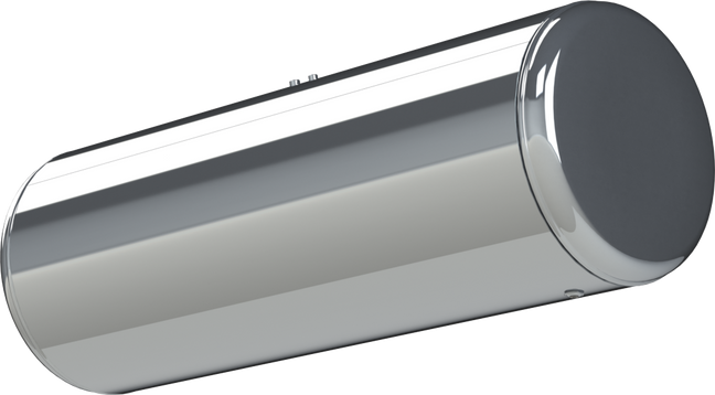154 Gallons 26"D x 67"L - Peterbilt Style - Rear Fill Polished