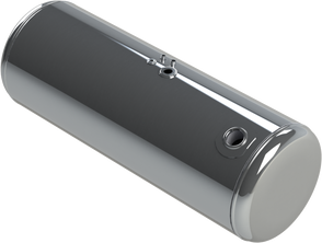 104 Gallons 23"D x 58"L - Peterbilt Style - Rear Fill Polished