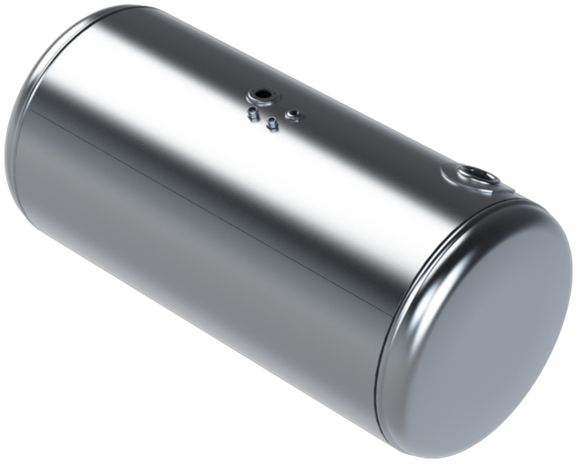 110 Gallons 26"D x 48"L - Peterbilt Style - Rear Fill Milgrade