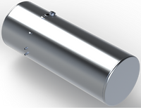 155 Gallons 26"D x 67.5"L - Volvo Style - Rear Fill Milgrade