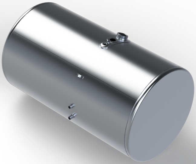 100 Gallons 26"D x 43.5"L - Volvo Style - Rear Fill Milgrade