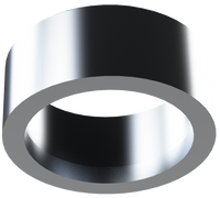 HALF 2-1/2" NPT MILGRADE ALUMINUM COUPLING