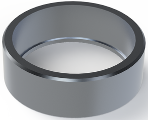 HALF 3" NPT MILGRADE ALUMINUM COUPLING