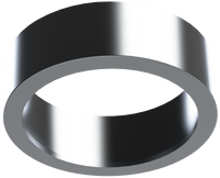 HALF 3" NPT MILGRADE ALUMINUM COUPLING