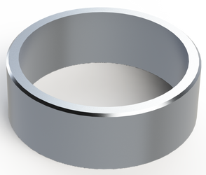 Half 4" NPT Milgrade Aluminum Coupling