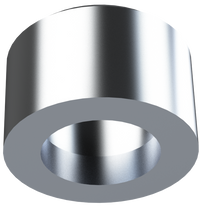 Half 3/8" NPT Milgrade Aluminum Coupling