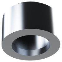 HALF 1/2" NPT MILGRADE ALUMINUM COUPLING