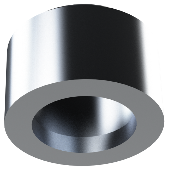HALF 1/2" NPT MILGRADE ALUMINUM COUPLING