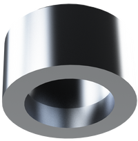 HALF 3/4" NPT MILGRADE ALUMINUM COUPLING