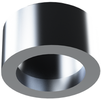 Half 1" NPT Milgrade Aluminum Coupling