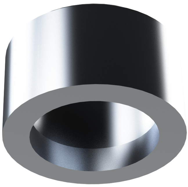 Half 1" NPT Milgrade Aluminum Coupling