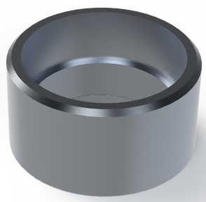 HALF 1 1/2" NPT MILGRADE ALUMINUM COUPLING