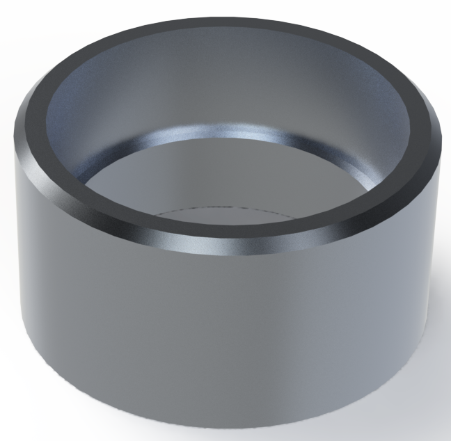 HALF 1 1/2" NPT MILGRADE ALUMINUM COUPLING