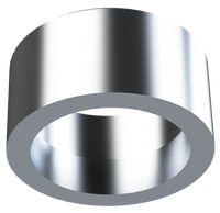 HALF 1 1/2" NPT MILGRADE ALUMINUM COUPLING