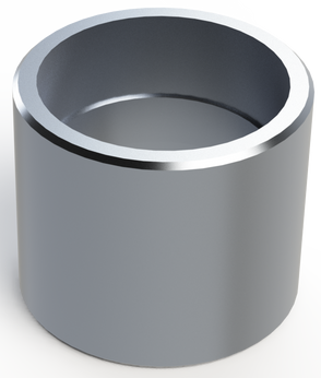 Full 2-1/2" NPT Milgrade Aluminum Coupling