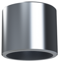 Full 2-1/2" NPT Milgrade Aluminum Coupling