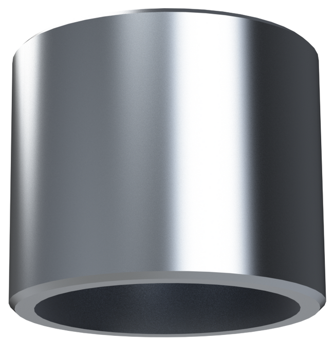 Full 2-1/2" NPT Milgrade Aluminum Coupling