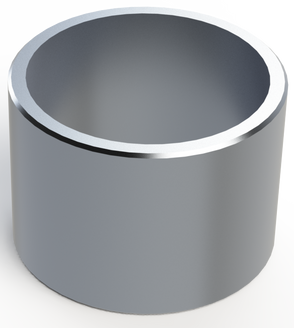 Full 4" NPT Milgrade Aluminum Coupling
