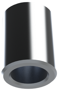 FULL 1/4" NPTF MILGRADE ALUMINUM COUPLING