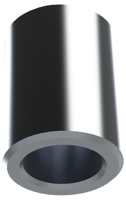 FULL 1/4" NPTF MILGRADE ALUMINUM COUPLING