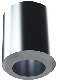 FULL 3/8" NPT MILGRADE ALUMINUM COUPLING