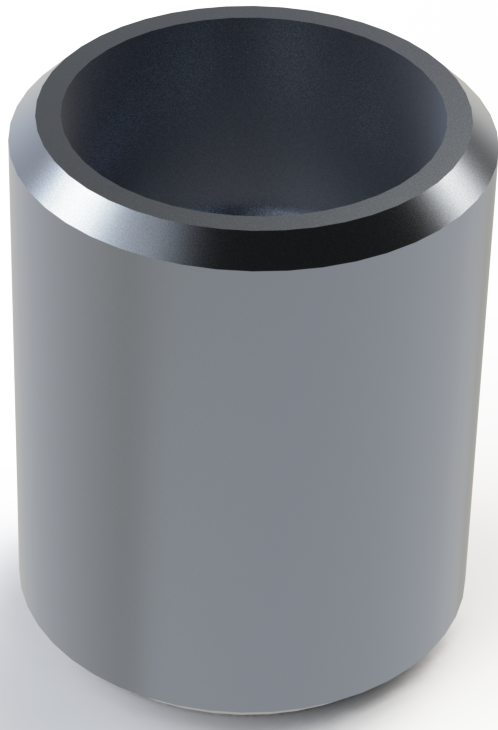 FULL 1/2" NPT MILGRADE ALUMINUM COUPLING