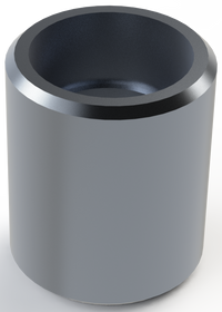 FULL 3/4" NPT MILGRADE ALUMINUM COUPLING