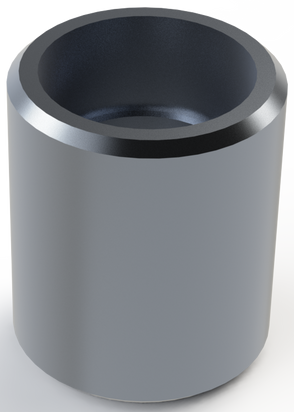 FULL 3/4" NPT MILGRADE ALUMINUM COUPLING